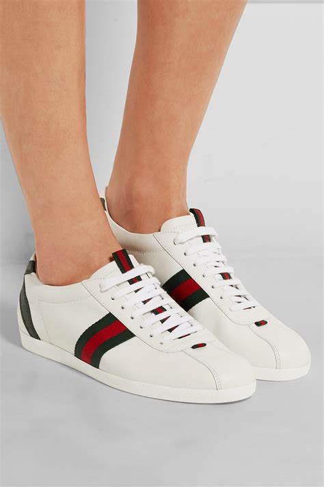 gucci trainers size 34|Gucci New Ace Leather Sneakers With Web Detail .